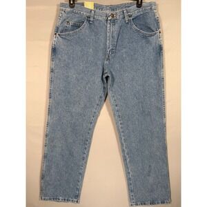 NWT Wrangler Five Star Regular Fit Blue Jeans Men's Size 36x29" Denim U shape
